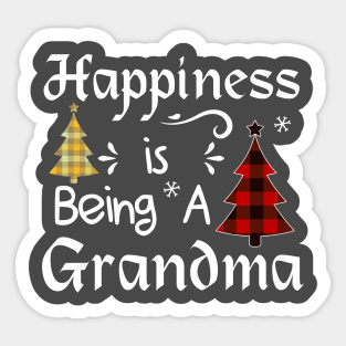 Happiness Is Being A grandma Sticker